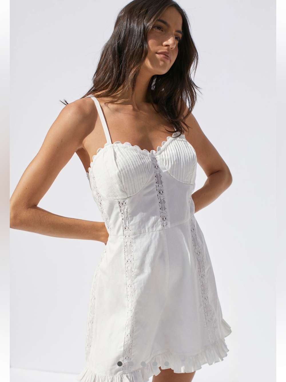 Urban Outfitters Juliette Lace Insert Romper